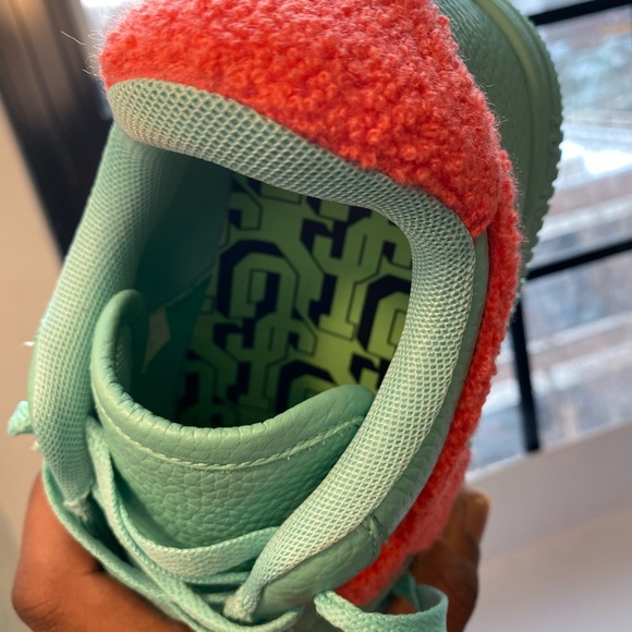 John Geiger Gf-01 peppled leather teal/orange - Picture 7 of 12